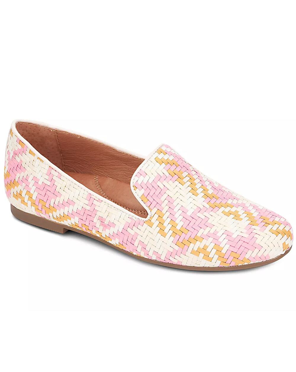 Gentle Souls by Kenneth Cole • Eugene Woven Loafers in Pink Rose